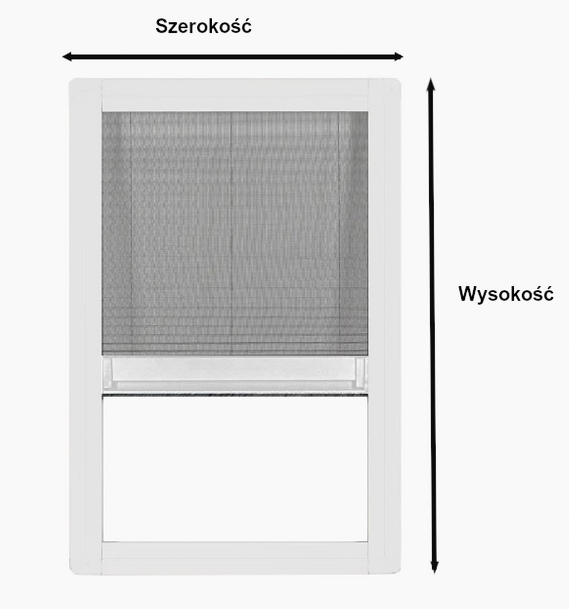 wymiary moskitiera z roleta